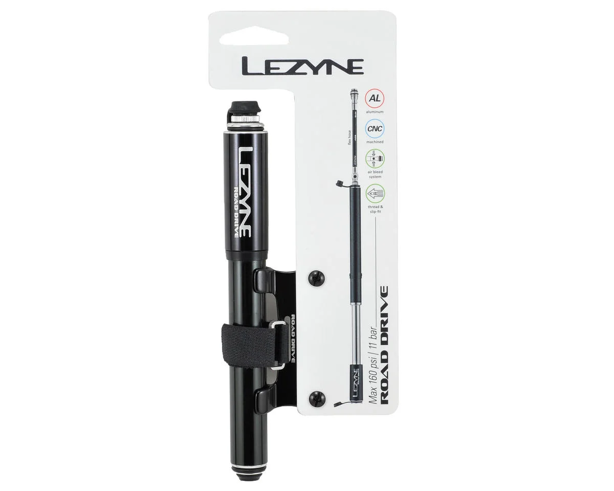 Lezyne Road Drive Mini Pump (Black) (S) - view 2